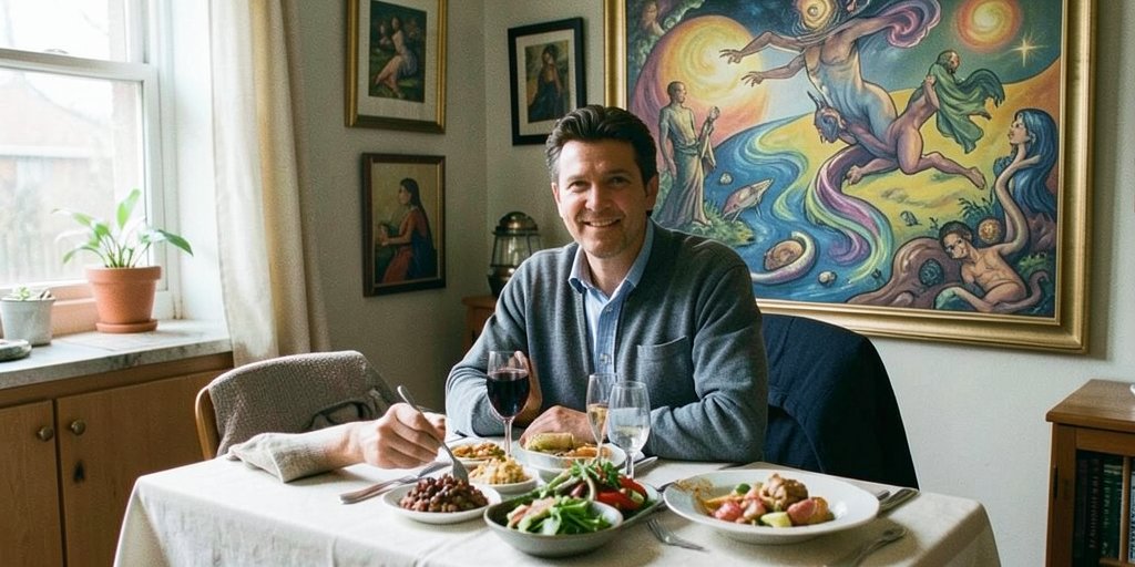 Local Man Claims He Can Taste Emotional Energy in Bread Crumb, Ruins Dinner Party