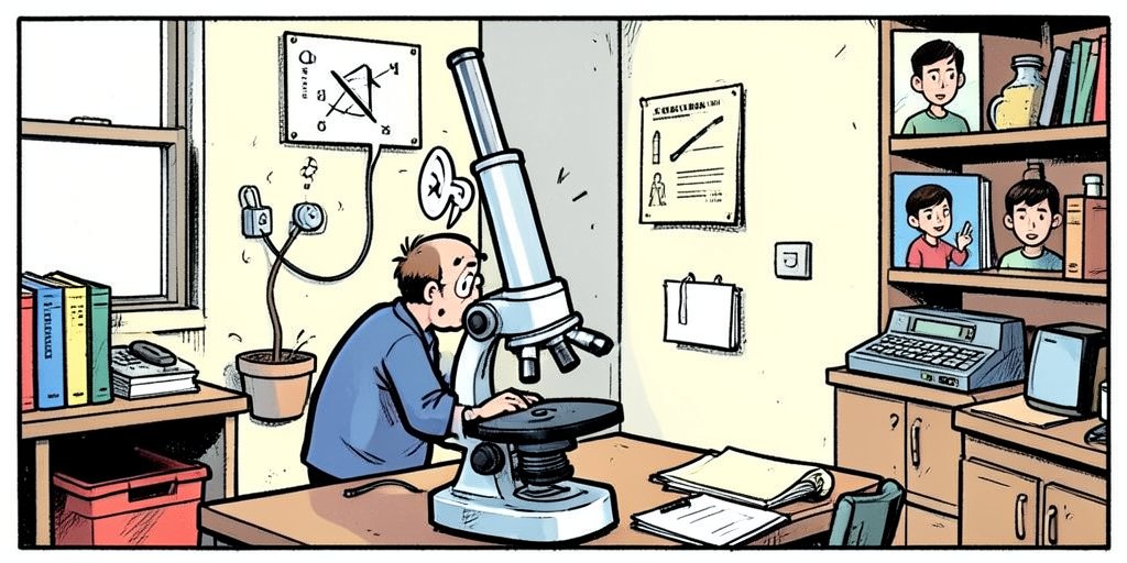 Microscope Calibration Takes Precedence Over Building Evacuation